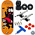 Fingerboard Premium WoW 34mm - Trucks G4 - Rodas Uretano 64D com Grip - Imagem 1
