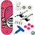 Fingerboard Premium WoW 34mm - Trucks G4 - Rodas Uretano 64D com Grip - Imagem 1
