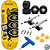 Fingerboard Premium WoW 34mm - Trucks G4 - Rodas Uretano 64D com Grip - Imagem 1