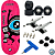 Fingerboard Premium WoW 34mm - Trucks G4 - Rodas Uretano 64D com Grip - Imagem 1