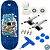 Fingerboard Premium WoW 34mm - Trucks G4 - Rodas Uretano 64D com Grip - Imagem 1
