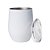Kit 2 Copo Térmico de Inox Parede Dupla Com Tampa Branco 350ml Para Sublimação - Imagem 2
