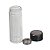 Kit 2 Garrafa Para Sublimação de Vidro Com Infusor E Tampa Verde Perolizada 300ml - Imagem 3