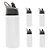 Kit 5 Squeezes Garrafa Sport Bico Retrátil 600ml - Imagem 1
