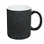 Kit 12 Caneca de Cerâmica Mágica Preta Com Glitter 325ml - Imagem 1