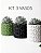 Vaso Decorativo 3D Tridimensional Premium - 11x11x9cm - 3 Cores - Imagem 4