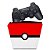 Capa PS3 Controle Case - Pokemon Pokebola - Imagem 1