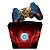KIT Capa Case e Skin PS3 Controle - Iron Man - Imagem 1