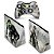 KIT Capa Case e Skin Xbox 360 Controle - Carros - Imagem 2