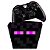 KIT Capa Case e Skin Xbox One Fat Controle - Minecraft Enderman - Imagem 1