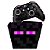 KIT Capa Case e Skin Xbox One Slim X Controle - Minecraft Enderman - Imagem 1