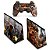 KIT Capa Case e Skin PS2 Controle - God Of War 2 II - Imagem 2