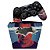 KIT Capa Case e Skin PS4 Controle  - Batman Vs Superman - Imagem 1