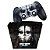 KIT Capa Case e Skin PS4 Controle  - Call Of Duty Ghosts - Imagem 1