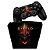 KIT Capa Case e Skin PS4 Controle  - Diablo - Imagem 1