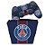 KIT Capa Case e Skin PS4 Controle  - Paris Saint Germain Neymar Jr Psg - Imagem 1
