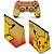 KIT Capa Case e Skin PS4 Controle  - Pokemon Pikachu - Imagem 2