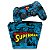KIT Capa Case e Skin PS4 Controle  - Super Homem Superman Comics - Imagem 1