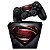 KIT Capa Case e Skin PS4 Controle  - Superman - Super Homem - Imagem 1
