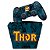 KIT Capa Case e Skin PS4 Controle  - Thor Comics - Imagem 1