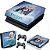 KIT PS4 Slim Skin e Capa Anti Poeira - Frozen - Imagem 1