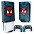 KIT PS5 Skin e Capa Anti Poeira - Homem-Aranha Spider-Man Comics - Imagem 1