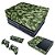 KIT Xbox One Fat Skin e Capa Anti Poeira - Camuflado Verde - Imagem 1