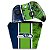 KIT Capa Case e Skin Xbox One Fat Controle - Seattle Seahawks - NFL - Imagem 1
