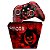 KIT Capa Case e Skin Xbox One Slim X Controle - Gears of War - Skull - Imagem 1