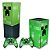 KIT Xbox Series X Skin e Capa Anti Poeira - Creeper Minecraft - Imagem 1