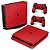 PS4 Slim Skin - Fibra de carbono Vermelho - Imagem 1