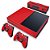 Xbox One Fat Skin - Fibra de Carbono Vermelho - Imagem 1