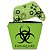 KIT Capa Case e Skin Xbox Series S X Controle - Biohazard Radioativo - Imagem 1