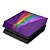 PS4 Slim Capa Anti Poeira - Rainbow Colors Colorido - Imagem 2