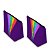 Capa PS5 Controle Case - Rainbow Colors Colorido - Imagem 2