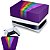 KIT PS5 Capa e Case Controle - Rainbow Colors Colorido - Imagem 1