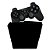 Capa PS2 Controle Case - Preta All Black - Imagem 1