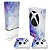 KIT Xbox Series S Capa Anti Poeira e Skin - Folhas Lilás - Imagem 1