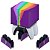 Capa PS5 Base de Carregamento Controle - Rainbow Colors Colorido - Imagem 1