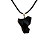 Obsidiana  - Colar Pedra Bruta - Imagem 1