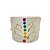 Castiçal de Vidro dos 7 Chakras - Imagem 1