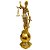 Dama da Justiça - Themis Dourada com Brilho - Imagem 2