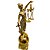 Dama da Justiça - Themis Dourada com Brilho - Imagem 3