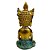 Estatua de Resina - Buda Verde e Dourado - Imagem 3