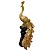 Escultura Pavão Dourado da Prosperidade - Imagem 3
