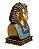 Busto Farao Dourado na Base - Imagem 2