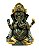 Ganesha da Prosperidade Cinza e Dourado - Imagem 1