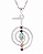 Colar cho-ku-rei com strass 25x43 cm - Imagem 1