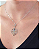 Colar cho-ku-rei com strass 25x43 cm - Imagem 2
