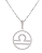 Gargantilha Signo Libra  12 mm - Sunshine Cristais   Tamanho: 1.Corrente 45 cm - Imagem 1